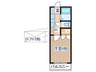 アーバンシティ南光台Ｃ棟の物件間取画像